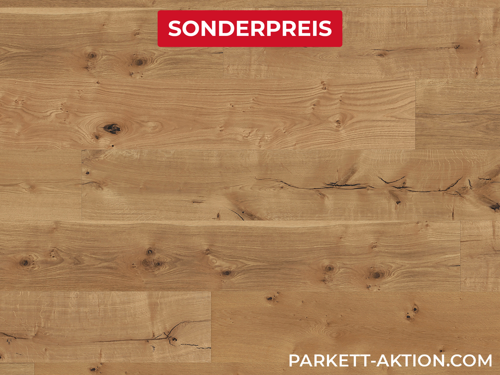 Gutsdiele Wildeiche hell gebürstet wohnfertig geölt 