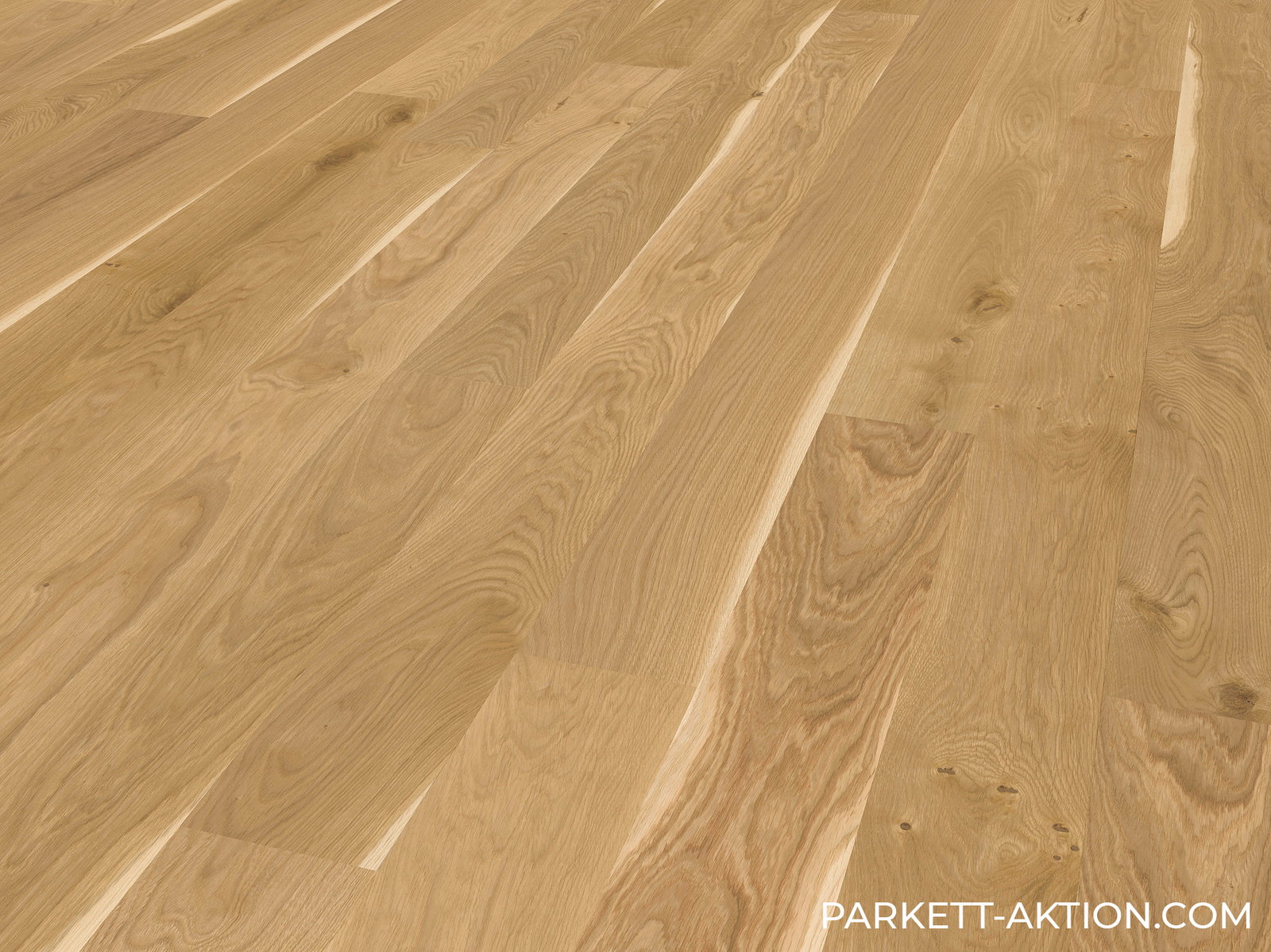 Parkett Dielen Eiche hell astig markant geölt gebürstet mit Klick System