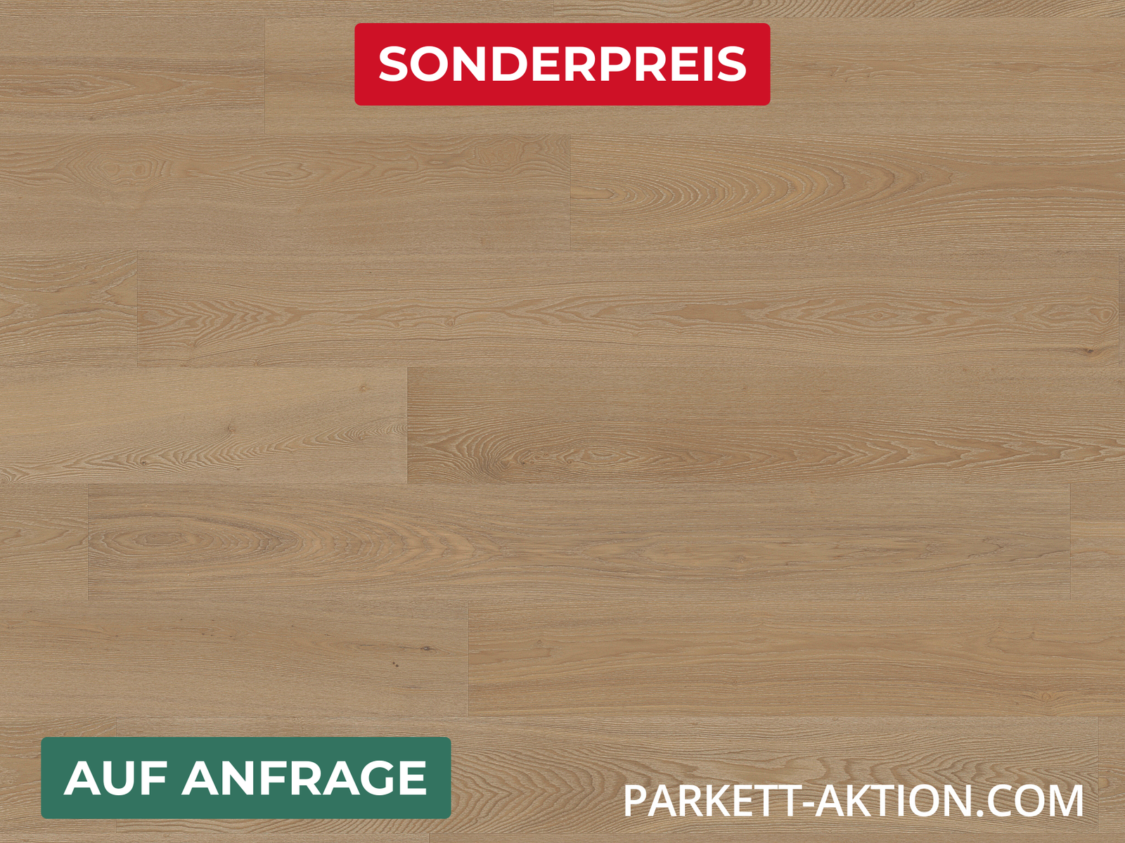 Landhausdiele Esche astig markant polar weiß matt lackiert