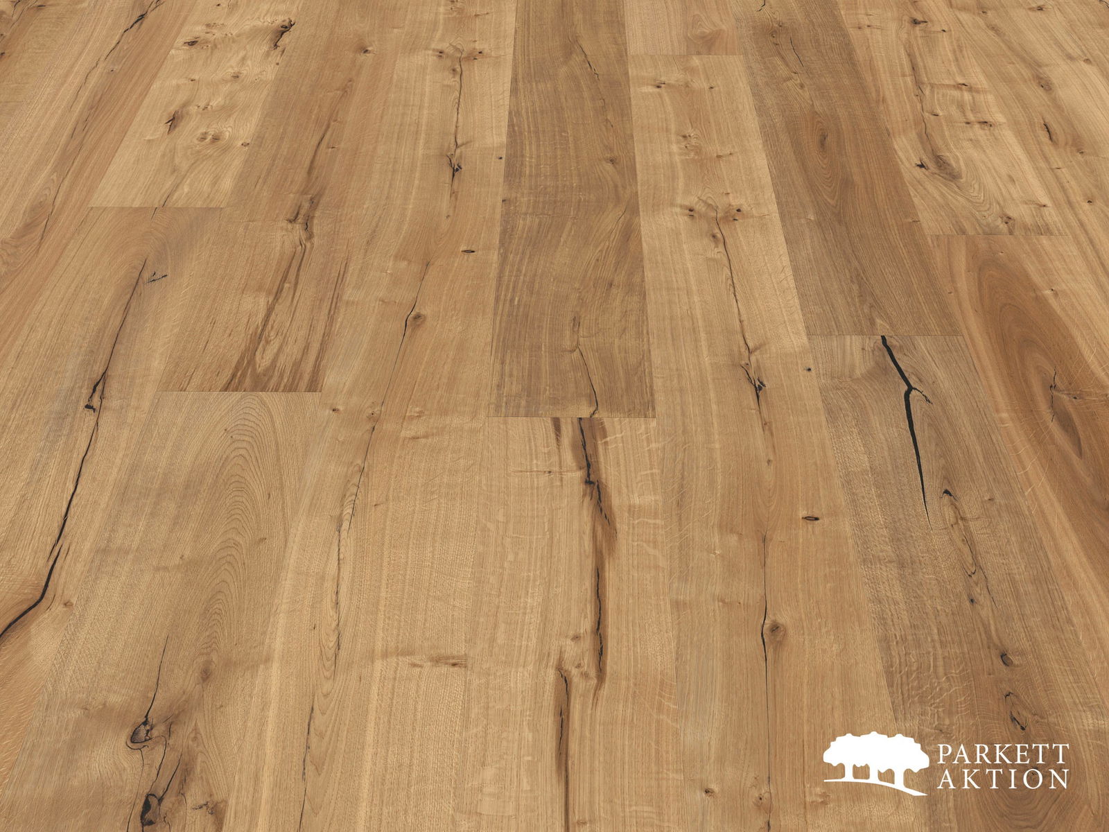 Klickparkett Diele Eiche rustikal geölt handgehobelt