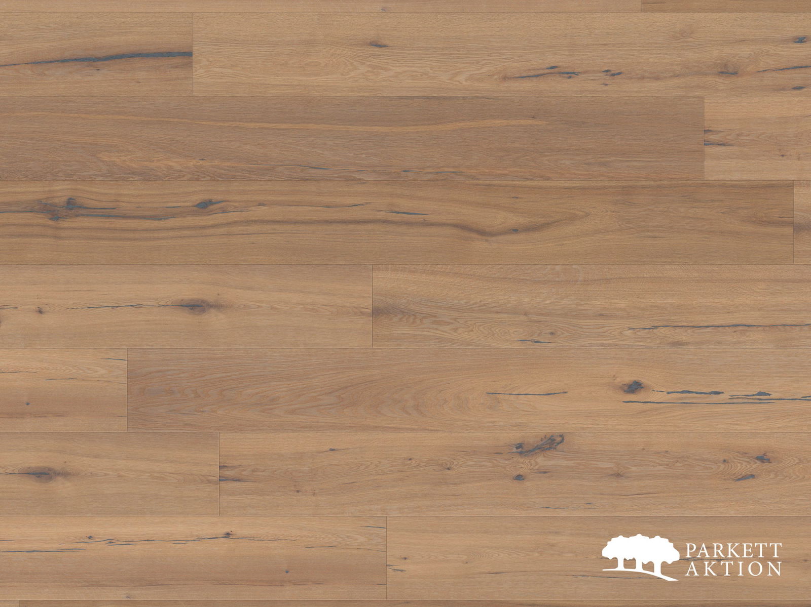 Parkett Dielen Eiche rustikal weiss geölt gebürstet mit Klick System
