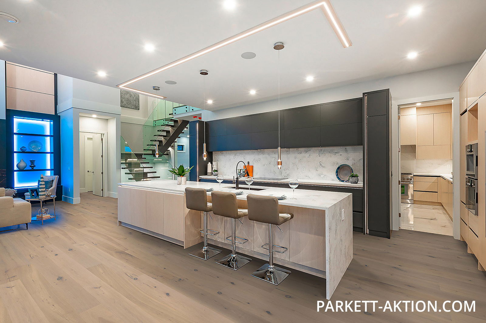 Parkettdielen Eiche Country robust gebürstet weiss geölt