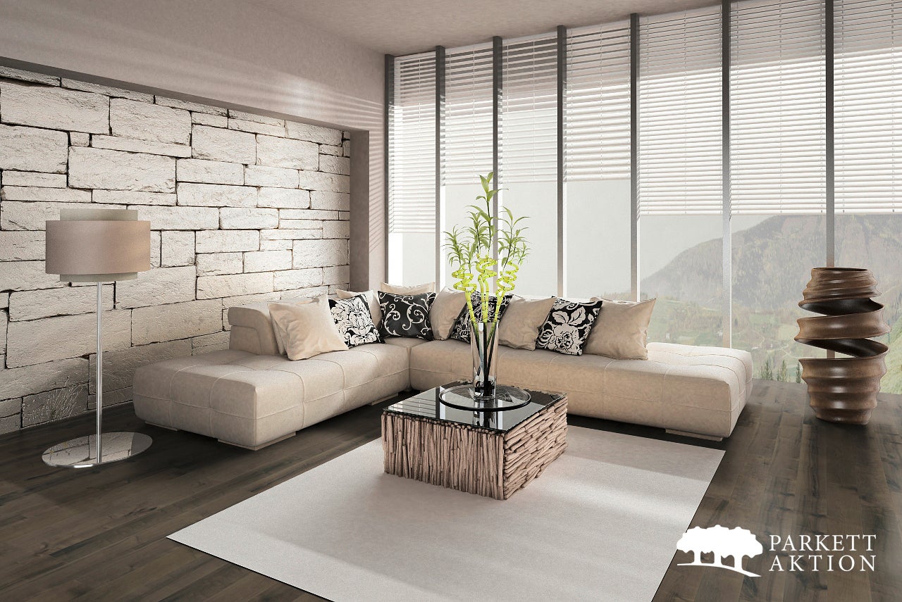 Landhausdielen Ahorn grau geölt Klick System