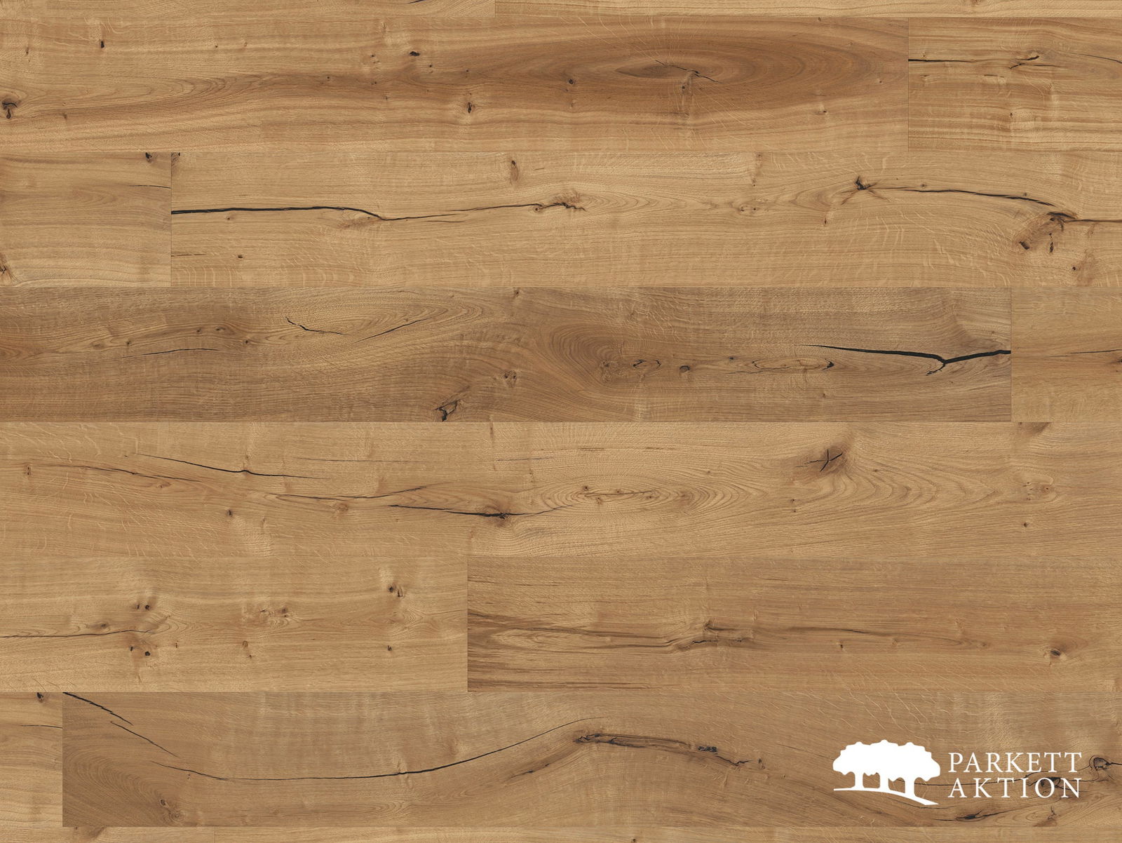 Breitdielen Wildeiche handgehobelt geölt