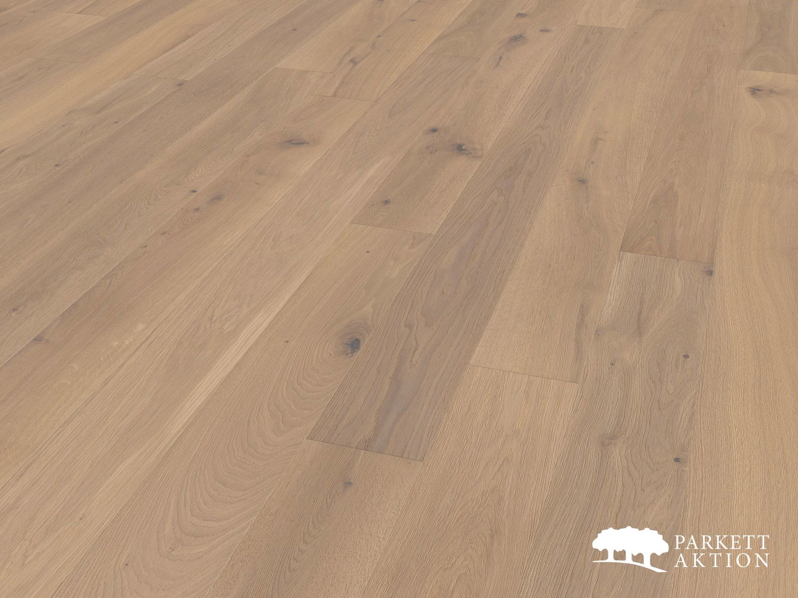 10 mm Parkett Dielen Eiche weiss geölt