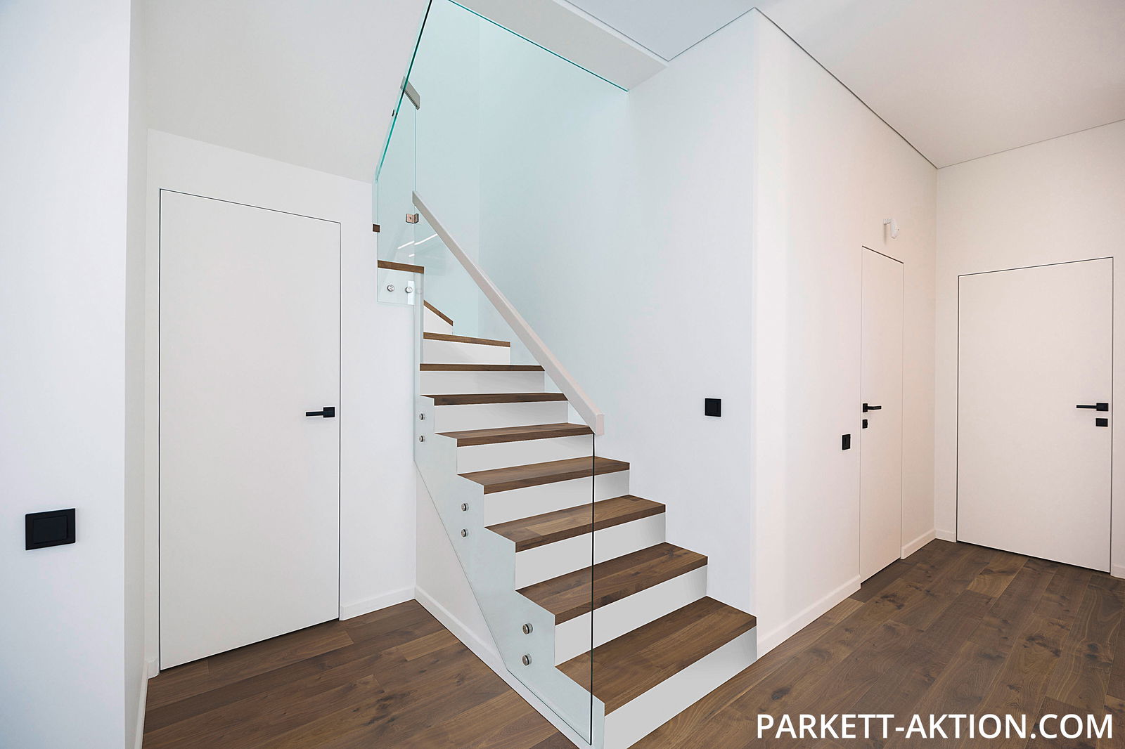 Parket parkett treppenkanten home gebürstet parkettboden geraeuchert geölt