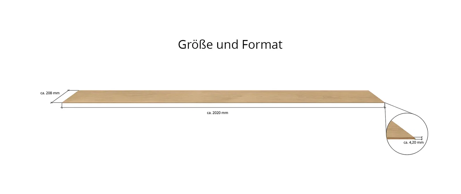 Best Forest Deck Natur – 4 mm Sägefurnier Eiche