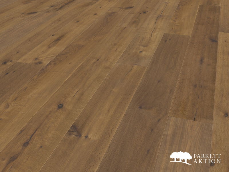 Landhausdielen Eiche geräuchert handgehobelt geölt clic