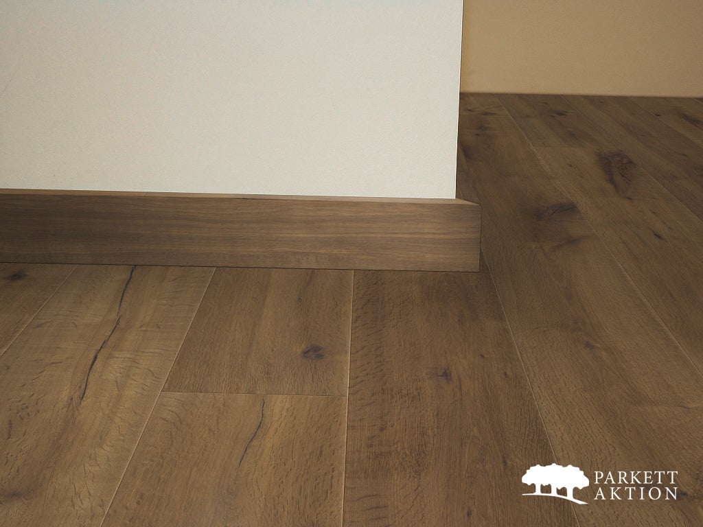 Sockel sockelleisten eiche massiv gebürstet gebuerstet matt geölt